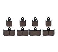 Pastillas de Freno Moto Compatible Con Yamaha Para YZF Para R1 2007 2008 2009 2010 2011 2012 2013 2014 Pastillas Freno Delanteras Traseras Para Motocicleta Accesorios Para(2 pairs of front)