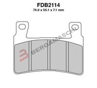 PASTILLAS DE FRENO MOTO FDB2114ST HONDA CBR600RR 03>04 CBR900RR 02>04