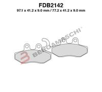 FERODO RACING FDB2142AG Juego de pastillas de freno