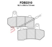 PASTILLAS DE FRENO MOTO PARA FDB2210ST HARLEY DAVIDSON FLHX STREET GLIDE 1584