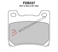 PASTILLAS DE FRENO MOTO PARA FDB337ST YAMAHA YZF 600 R THUNDERCAT 96>03 XV VI...