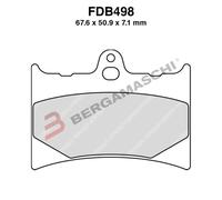 PASTILLAS DE FRENO MOTO PARA FDB498ST APRILIA AF1 FUTURA SPORT PRO 125 93>03 RS