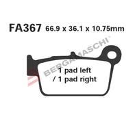 FA367R Forros de Freno Traseros Metal Sinterizado Yamaha YZ 250