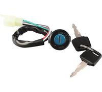 Pastillas De Freno Motocicleta Interruptor De Arranque Motocicleta con Cable Cerraduras Puertas 50 Cc-250 CC Quad 4 Ruedas ATV Encendido para Suzuki(4 Wires Male Plug)