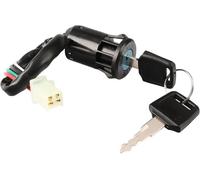 Pastillas De Freno Motocicleta Interruptor De Arranque Motocicleta con Cable Cerraduras Puertas 50 Cc-250 CC Quad 4 Ruedas ATV Encendido para Suzuki(4 Wires Female Plug)