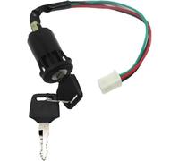 Pastillas De Freno Motocicleta Interruptor De Encendido para Karting Motocicleta para ATV 50/70/90/110/150/250cc, con Cable 4 Pines Y Llaves