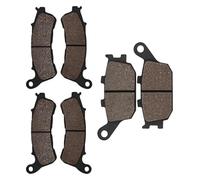 Pastillas De Freno Motocicleta para XL 700 para T&RANSALP 2008-2011 CB 600 CB600 para Hornet 2007-2012 CBF500 CBF 500 2004-2007 Pastillas Freno Delanteras Y Traseras Motocicleta(Delantero y Trasero)