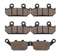 Pastillas De Freno Motocicleta para XRV 750 para XRV750 para Africa Twin 1990-1993 Piezas Delanteras Motocicleta Pastillas Freno Disco Trasero(Delantero y Trasero)
