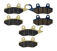 Pastillas De Freno Motocicleta para YXR 700 para Rhino 2008-2013 para XTZ750 para Super para Tenere 1989-1995 Motocicleta Delantero Trasero Freno Pastillas Repuestos Disco(A Front Rear 3 Pairs)