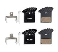 Pastillas de freno NUTT para bicicleta de montaña para construcción semimetálica con características de refrigeración mejoradas para una eficiencia de frenado superior