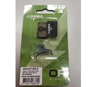 ASHIMA Pastillas de Freno Orgánicas para System XTR/GRX Shimano, Unisex-Adult, Black, Talla única