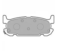 Pastillas de freno Orgánico LP1752 DELPHI para MAZDA MX-5 II