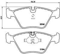 Pastillas de freno P 06 012 BREMBO para BMW 5 5 Touring 7