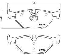 Pastillas de freno P 06 025 BREMBO para BMW ROVER MG WIESMANN ALPINA