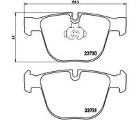 Brembo P 06 026 Pastillas de Frenos