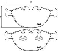 Pastillas de freno P 06 028 BREMBO para BMW X5