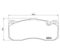 Pastillas de freno P 06 041 BREMBO para BMW MINI