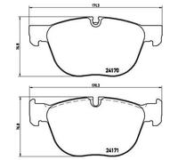 Pastillas de freno P 06 049X BREMBO para BMW X5 X6 X4