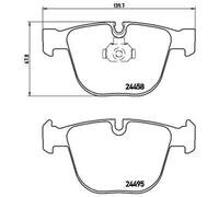 Pastillas de freno P 06 050 BREMBO para BMW X6 X5