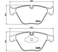 Brembo P 06 055 Pastillas de Frenos