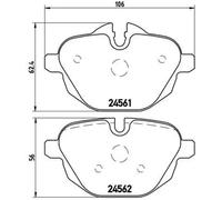 Pastillas de freno P 06 064X BREMBO para BMW 5 X3 5 Touring Z4 Roadster X4 i8 7