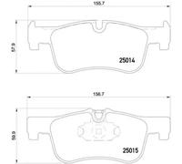 Pastillas de freno P 06 078X BREMBO para BMW 1 2 Coupé 2 Descapotable