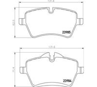 Pastillas de freno P 06 086 BREMBO para MINI MINI COUNTRYMAN MINI MINI Coupé