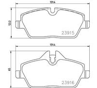 Pastillas de freno P 06 091E BREMBO para BMW i3