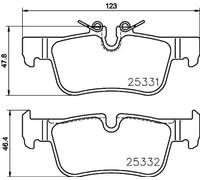 Sensor Desgaste Pastillas Traseros ferodo BMW Serie 1 (F40) 2 Mini COOPER S