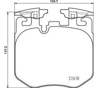 Pastillas de freno P 06 106 BREMBO para BMW ALPINA ROLLS-ROYCE