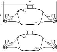 Pastillas de freno P 06 107 BREMBO para BMW 7 5 5 Touring 6 Gran Turismo X3 X4 3