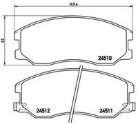 Pastillas de freno P 10 003 BREMBO para OPEL CHEVROLET