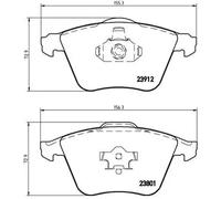 Pastillas de freno P 10 012 BREMBO para OPEL SIGNUM Hatchback VECTRA C GTS
