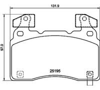 Pastillas de freno P 10 064 BREMBO para CHEVROLET CADILLAC TESLA OPEL XPENG