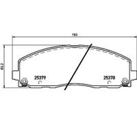 Brembo P 11 035 Pastillas de Frenos