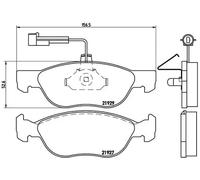 Pastillas de freno P 23 071 BREMBO para ALFA ROMEO 145 146 GTV SPIDER