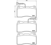 Brembo P 23 078 Pastillas de Frenos