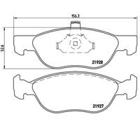 Pastillas de freno P 23 081 BREMBO para FIAT PUNTO PUNTO Furgoneta/Hatchback