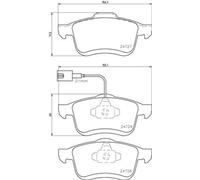 Pastillas de freno P 23 130 BREMBO para FIAT LANCIA OPEL
