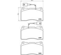 Pastillas de freno P 23 154 BREMBO para ALFA ROMEO GIULIETTA