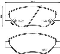 Brembo P 23 178 Pastillas de Frenos
