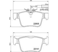 Pastillas de freno P 23 180 BREMBO para MASERATI ALFA ROMEO