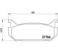 Pastillas de freno P 24 036 BREMBO para MAZDA FORD USA