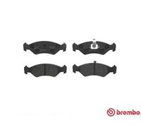 BREMBO Juego de 4 pastillas de freno para FORD: Courier, Fiesta, Ka, Escort & MAZDA: 121 (Ref: P 24 044)