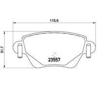 Pastillas de freno P 24 059 BREMBO para JAGUAR FORD