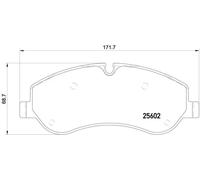 Pastillas de freno P 24 152 BREMBO para FORD TOURNEO CUSTOM V362 Autobús