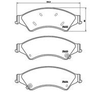 Brembo P 24 153 Pastillas de Frenos