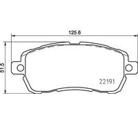 Pastillas de freno P 24 203 BREMBO para FORD KA+ III KA+ III Sedán