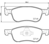 Pastillas de freno P 24 210 BREMBO para FORD FIESTA VII FIESTA VII Van
