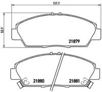 Pastillas de freno P 28 021 BREMBO para ROVER HONDA